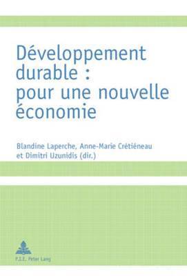 Dveloppement Durable: Pour Une Nouvelle conomie 1