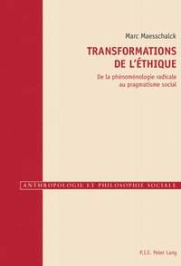 bokomslag Transformations de l'Ethique