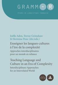 bokomslag Enseigner les langues-cultures à l'ère de la complexité / Teaching Language and Culture in an Era of Complexity