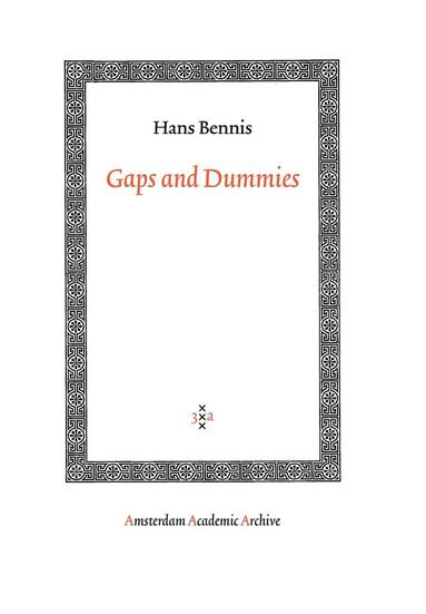 bokomslag Gaps and Dummies