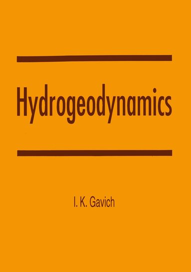 bokomslag Hydrogeodynamics