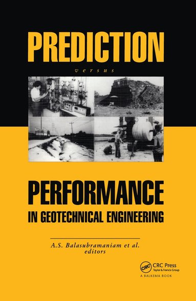 bokomslag Prediction Versus Performance in Geotechnical Engineering