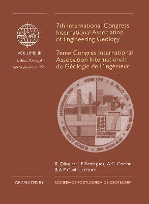 bokomslag 7th International Congress International Association of Engineering Geology, volume 3