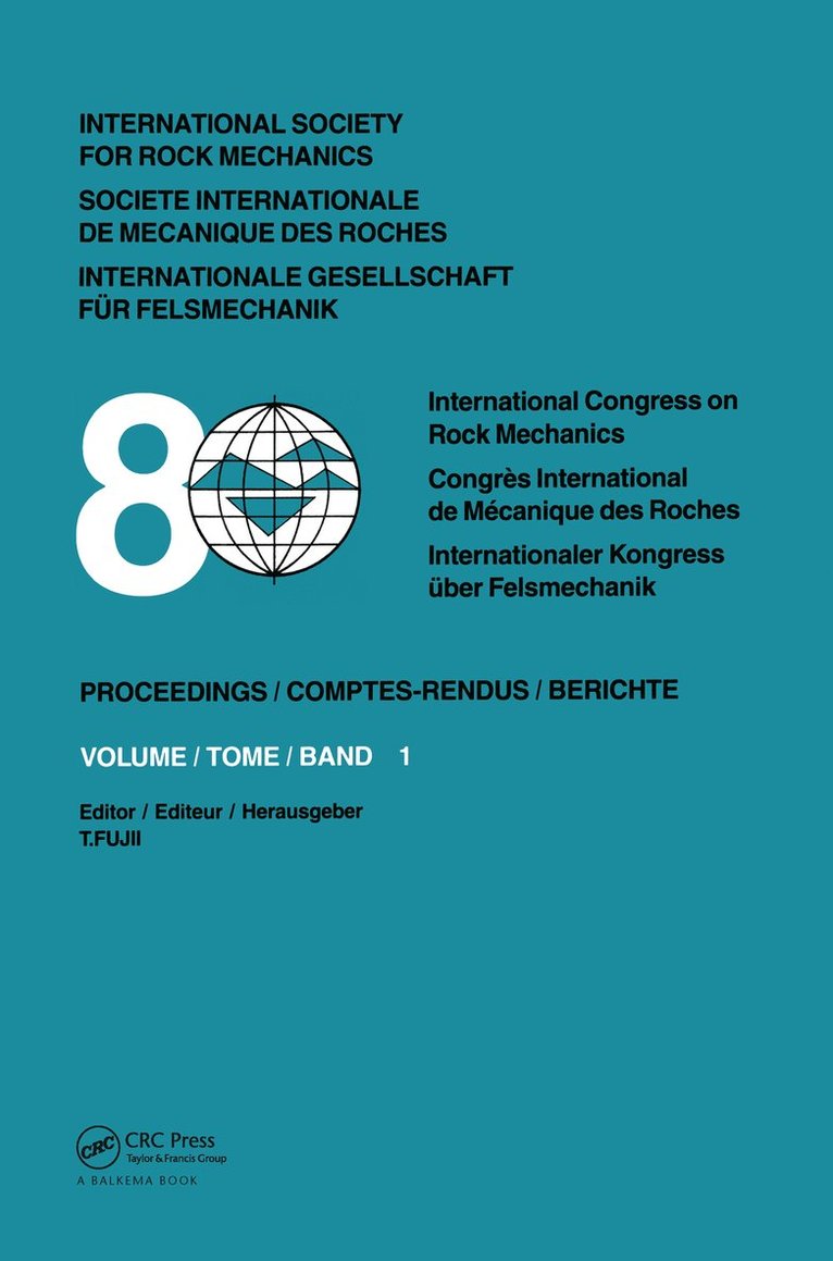 Rock Mechanics 8th Intl V1