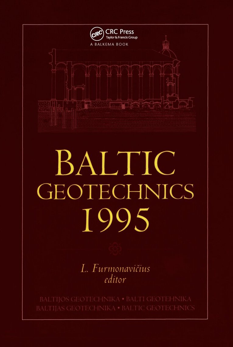L. Furmonavicius - Baltic Geotechnics 1995, Inbunden