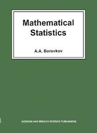 bokomslag Mathematical Statistics