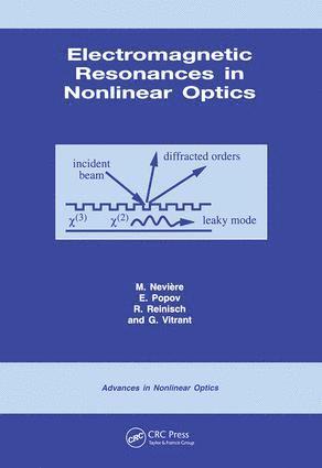 Michel Neviere, E. Popov, R. Reinisch, G. Vitrant - Electromagnetic Resonances in Nonlinear Optics, Inbunden