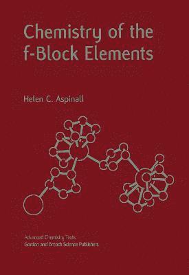bokomslag Chemistry of the f-Block Elements