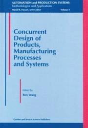 bokomslag Concurrent Design of Products, Manufacturing Processes and Systems