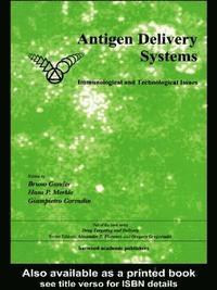bokomslag Antigen Delivery Systems
