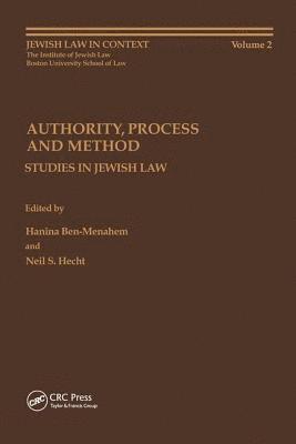 Hanina Ben-Menahem, Neil S. Hecht - Authority, Process and Method, Inbunden