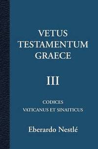 bokomslag Vetus Testamentum Graece III 3/3