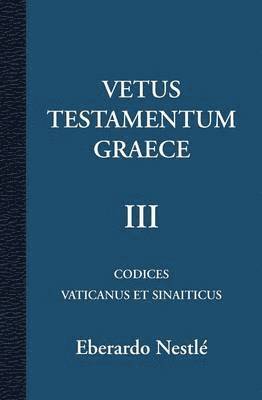 Vetus Testamentum Graece III 3/3 1