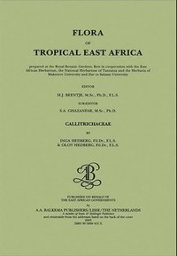 bokomslag Flora of tropical East Africa - Callitrichaceae (2003)