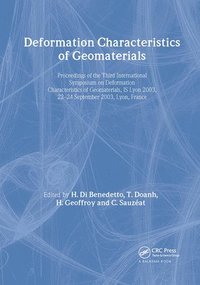 bokomslag Deformation Characteristics of Geomaterials / Comportement Des Sols Et Des Roches Tendres