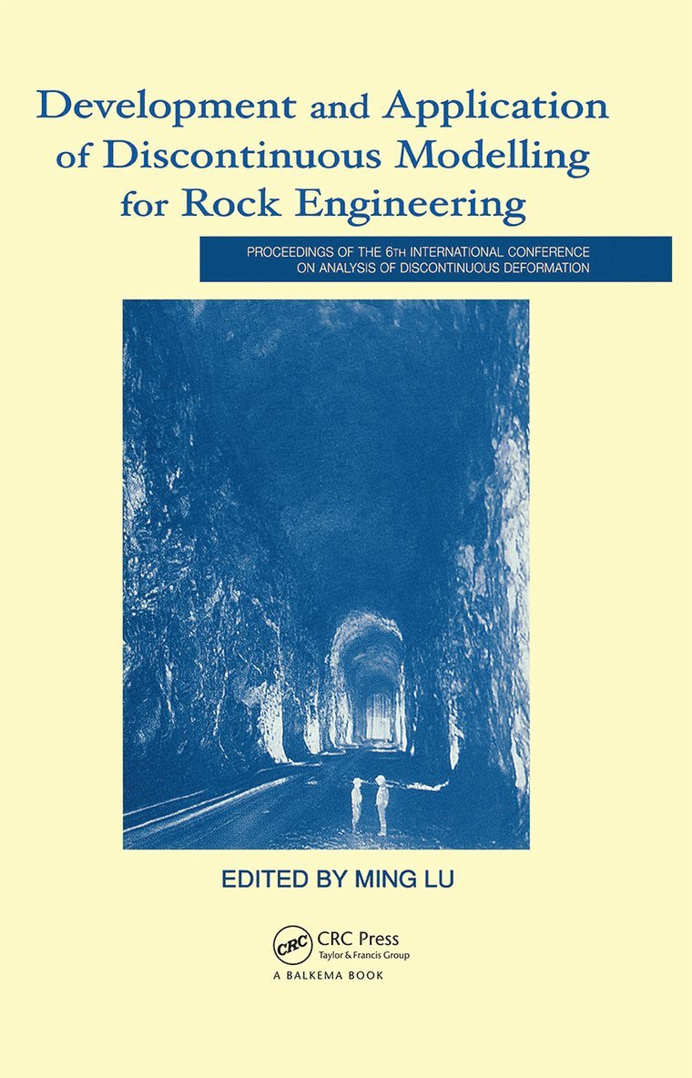 Ming Lu, Ming Lu - Development and Application of Discontinuous Modelling for Rock Engineering, Inbunden