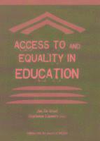 bokomslag Access to and Equality in Education