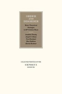 bokomslag Order and Disorder