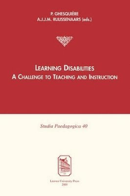 bokomslag Learning Disabilities