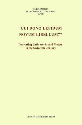 'Cui dono lepidum novum libellum?' 1