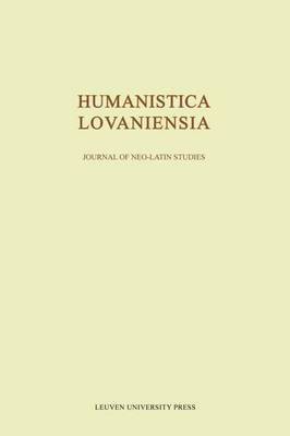 bokomslag Humanistica Lovaniensia