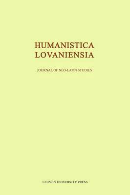 bokomslag Humanistica Lovaniensia