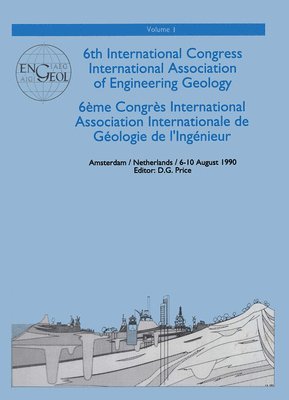 6th international congress International Association of Engineering Geology, volume 1 1