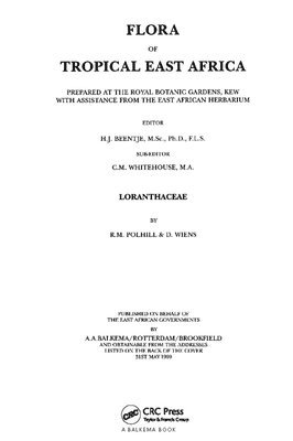 bokomslag Flora of Tropical East Africa - Loranthaceae (1999)