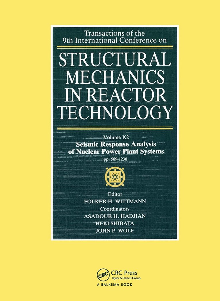 F.H. Wittmann - Structural Mechanics in Reactor Technology, Inbunden
