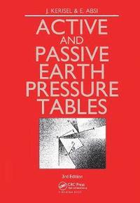 bokomslag Active and Passive Earth Pressure Tables