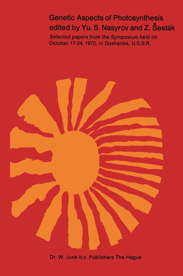 Yu.S. Nasyrov, Zdenek Sesták, Yu S. Nasyrov, Zdenek Sestak, Yu. S. Nasyrov - Genetic Aspects of Photosynthesis, Häftad