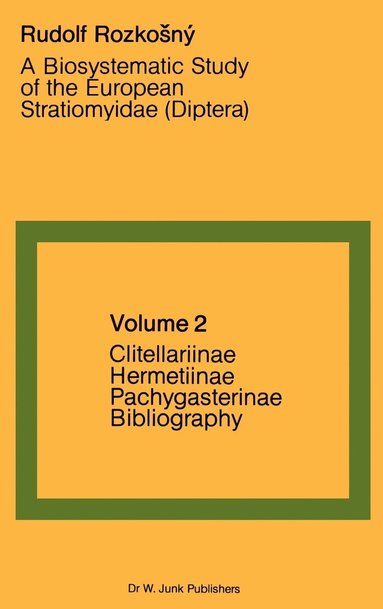 bokomslag A Biosystematic Study of the European Stratiomyidae (Diptera)