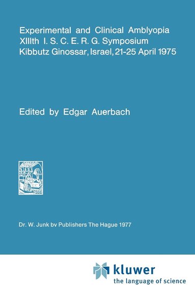 bokomslag Experimental and Clinical Amblyopia