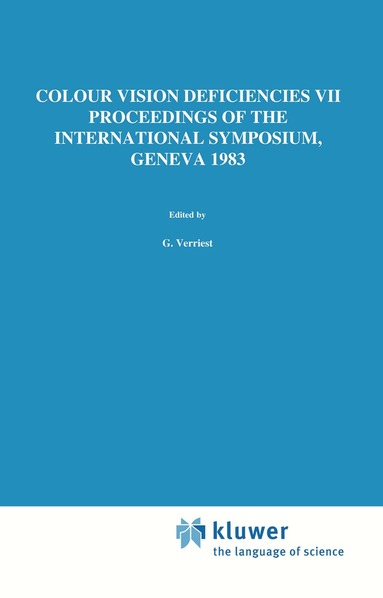 G. Verriest - Colour Vision Deficiencies VII, Inbunden
