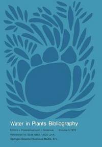 bokomslag Water-in-Plants Bibliography, volume 5 1979