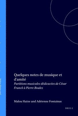 bokomslag Quelques notes de musique et d'amité