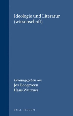 bokomslag Ideologie und Literatur(wissenschaft)