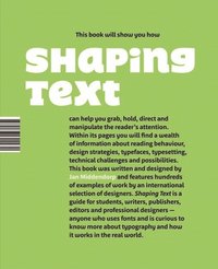 bokomslag Shaping Text