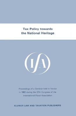 bokomslag Tax Policy towards the National Heritage