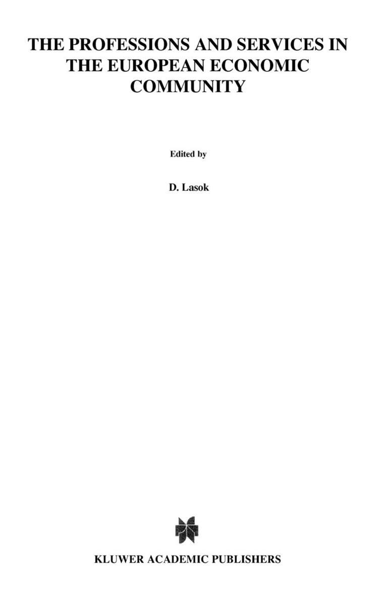 Professions and Services Of The Eec