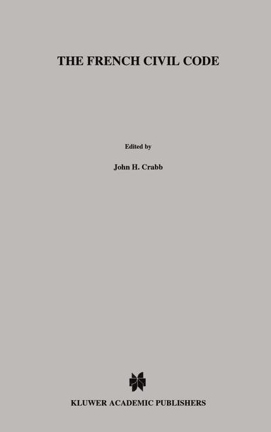 bokomslag French Civil Code