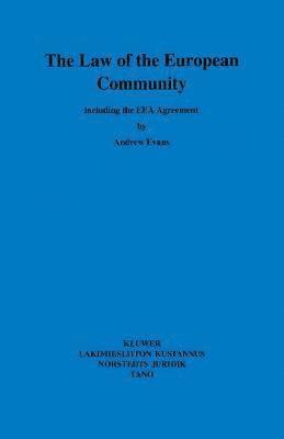 bokomslag Law of the European Community Including the Eea Agreement