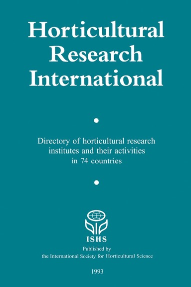 bokomslag Horticultural Research International