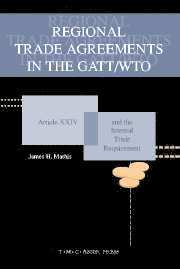 bokomslag Regional Trade Agreements in the GATT/WTO:Artical XXIV and the Internal Trade Requirement