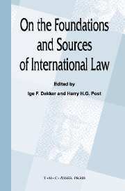 bokomslag On the Foundations and Sources of International Law