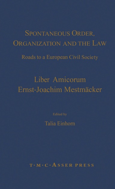 bokomslag Spontaneous Order, Organization and the Law