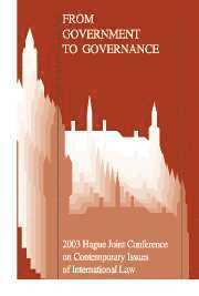 bokomslag From Government to Governance: The Growing Impact of Non-State Actors on the International and European Legal System