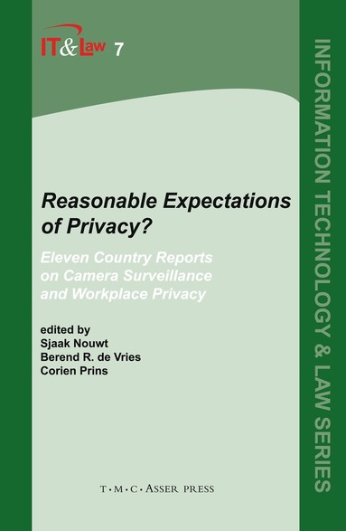 Sjaak Nouwt, Berend R. de Vries, Corien Prins - Reasonable Expectations of Privacy?, Inbunden