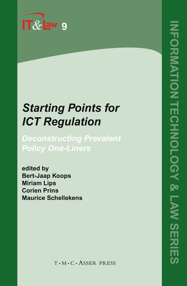 Bert-Jaap Koops, Corien Prins, Maurice Schellekens, Miriam Lips - Starting Points for ICT Regulation, Inbunden