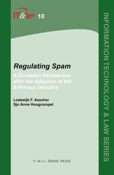 Lodewijk F. Asscher, Sjo Anne Hoogcarspel - Regulating Spam, Inbunden